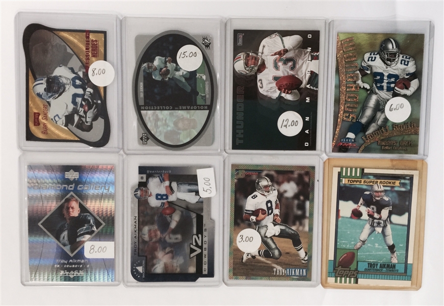 100+ Football Star Rookie and Insert Cards